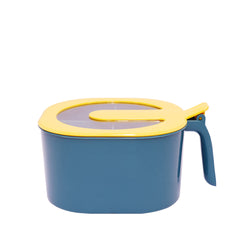1pc Modern Spice Kit Small 1000ml – Plastic Kitchen Spice Container with Lid & Handle (Multi-Color Options) - Habitt