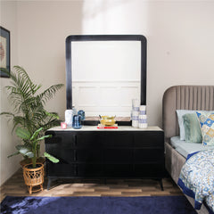 Monarach Bedroom Set – Bed & Dresser - Habitt