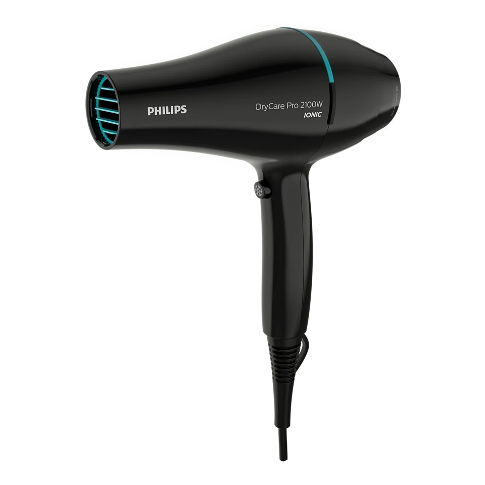 Philips BHD272/03 DryCare Pro Hair Dryer | 2100W Ionic Professional Hairdryer for Fast, Smooth Drying - Habitt