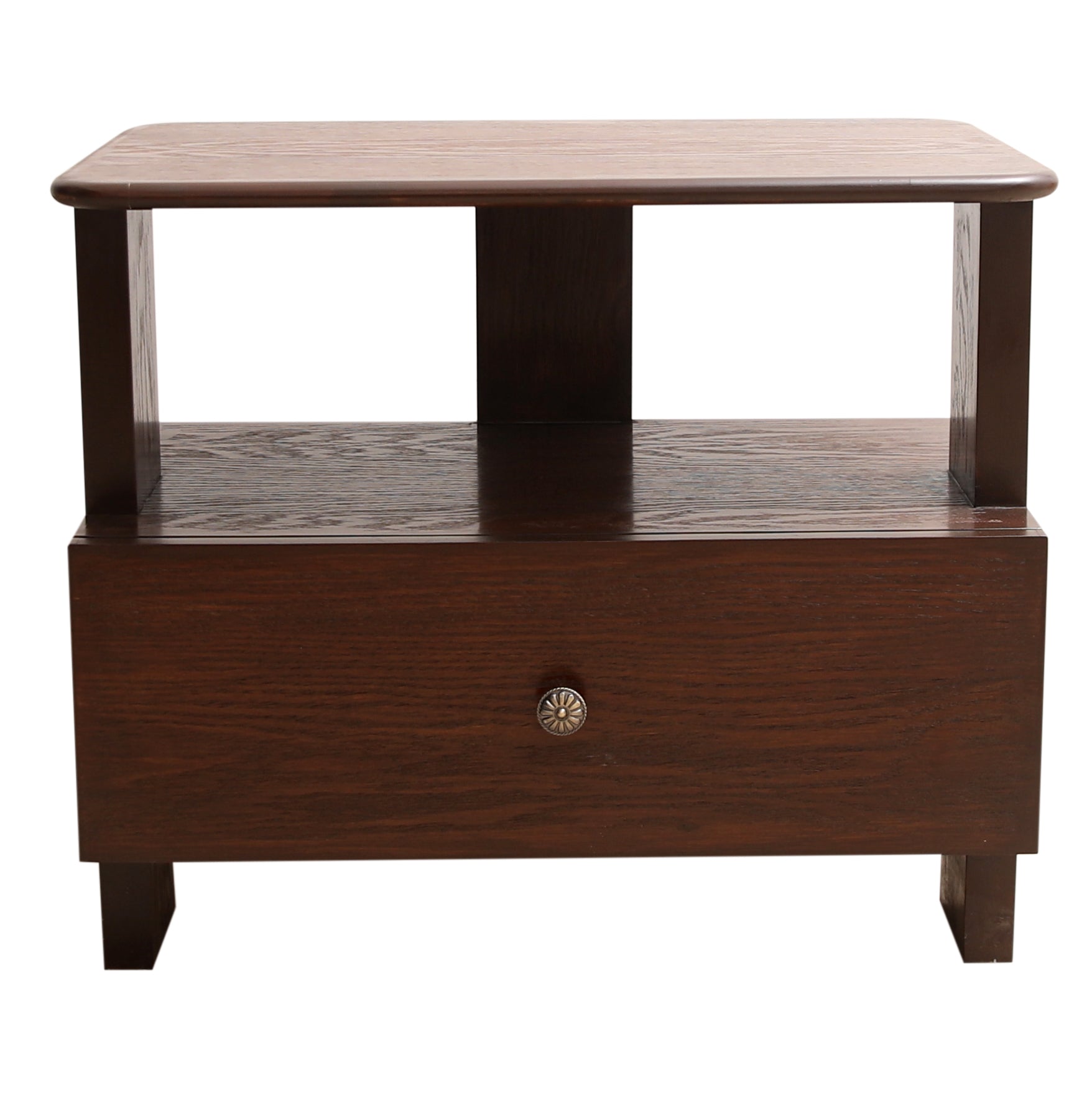 Lowa Arc King Size Bed with 2 Side Tables - Habitt