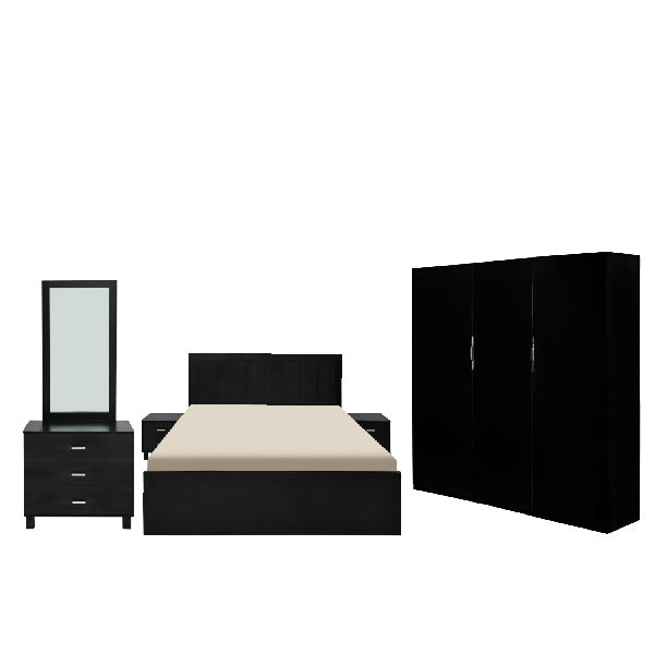 Blair Bundle - Bed Dresser &  3 Door wardrobe - Habitt