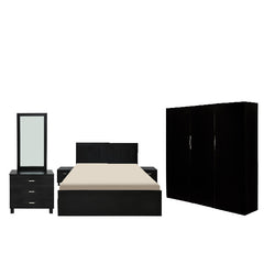 Blair Bundle - Bed Dresser &  3 Door wardrobe - Habitt