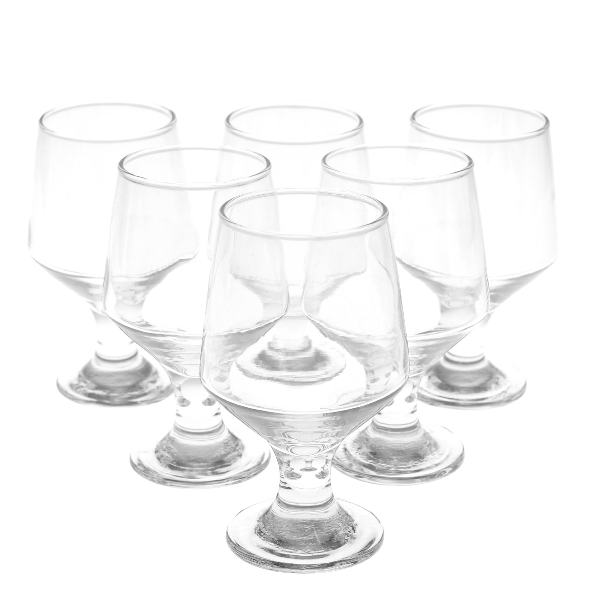 6Pcs S.Stem Glass Set Brio 280ml SNV-032 - Habitt