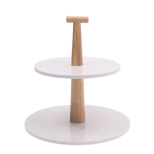 Pastry Serving Dish White.OLA-004 - Habitt