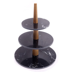 Pastry Serving Dish Black.OLA-005 - Habitt