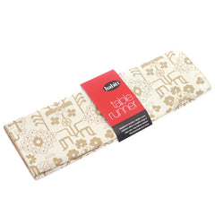 White Gold Floral Placemat - Habitt