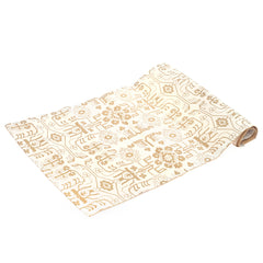 White Gold Floral Placemat - Habitt