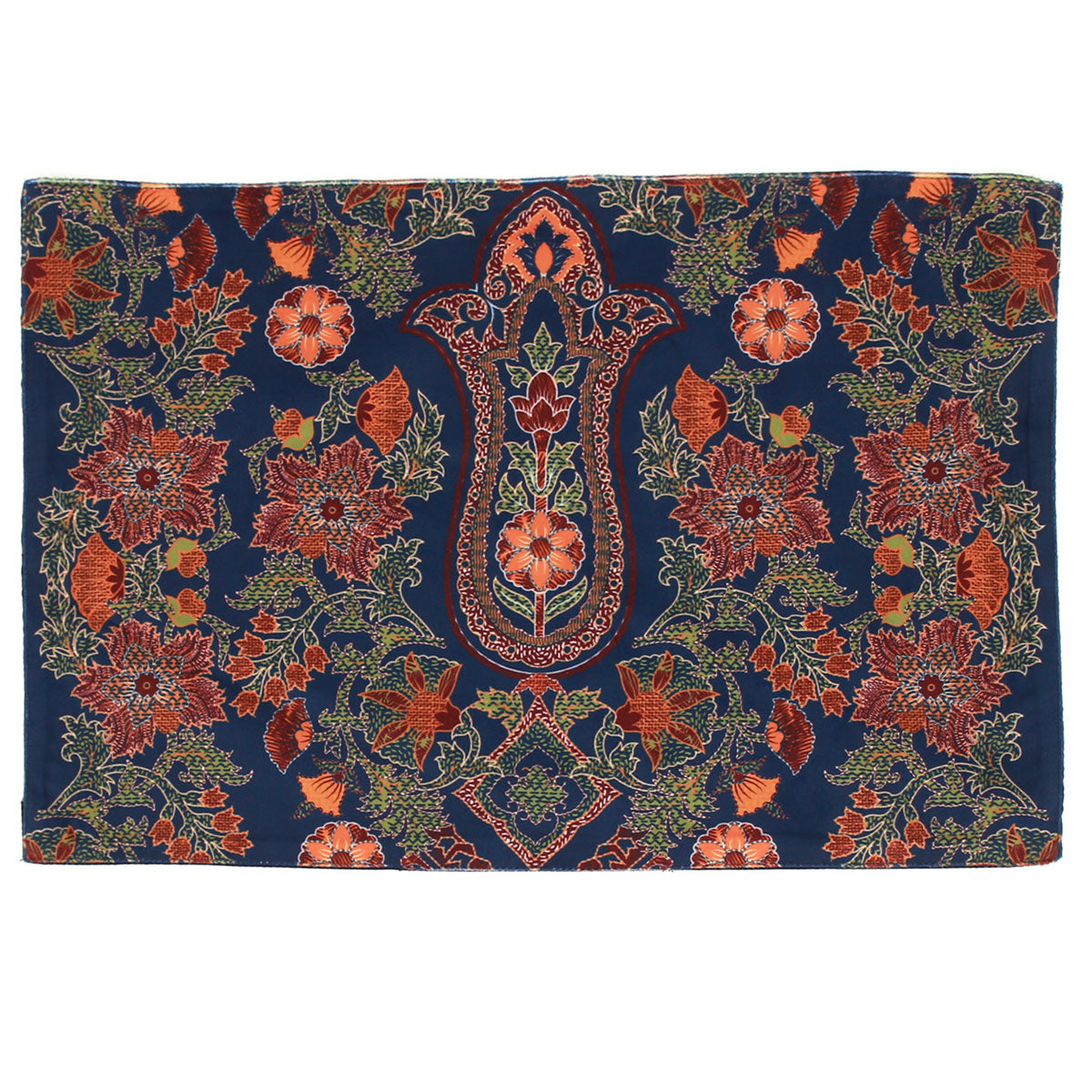 KASHMRI BLUE KANTHA MAT SINGLE 13X19" - Habitt