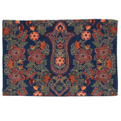 KASHMRI BLUE KANTHA MAT SINGLE 13X19" - Habitt