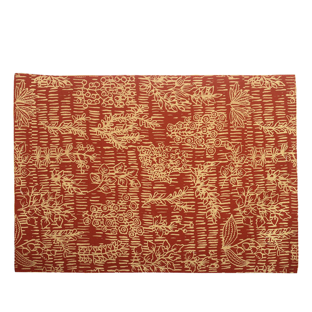 Gold Floral Mats 13x19 - Habitt