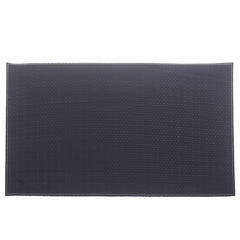 Mat Rectangle Knitted (Bot/Same) Black - Habitt