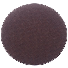 Mat Round Knitted (Bot/Same) Brown - Habitt