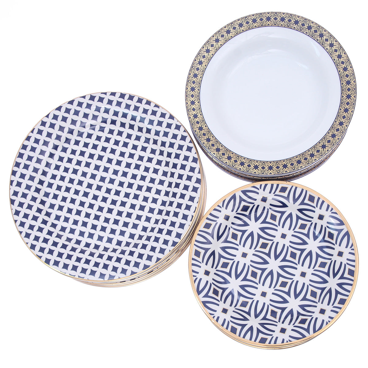18Pcs Plate Set 