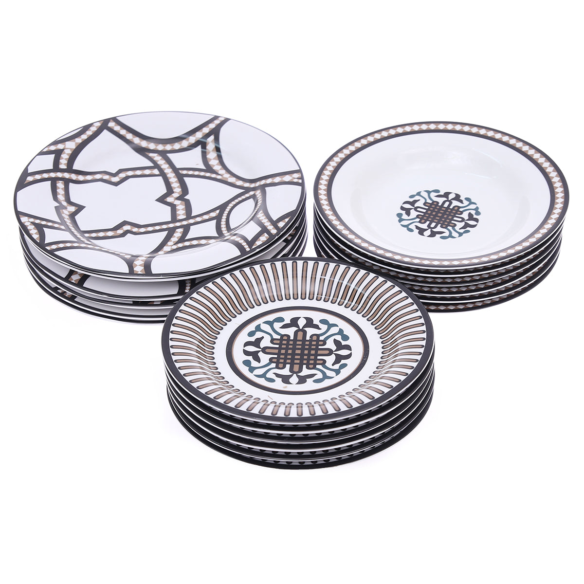 18Pcs Plate Set 
