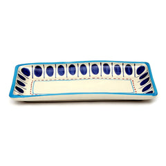 Rectangle Dish Medium Blue Pottery - Habitt