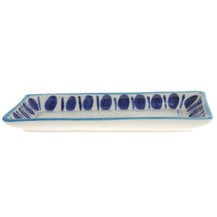 Rectangle Dish Medium Blue Pottery - Habitt