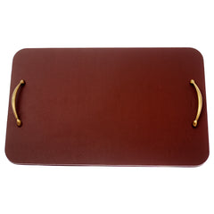 Leather tray (Brown) - Habitt