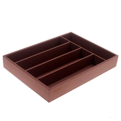 Leather Cutlury Box Brown - Habitt