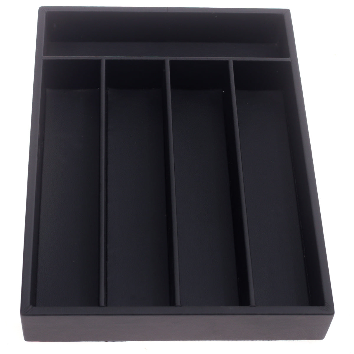Leather Cutlury Box Black - Habitt