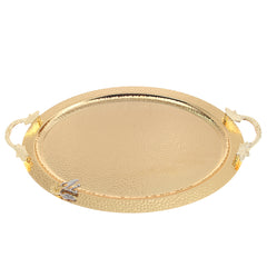 Hammered Oval Tray Large G-2657 - Habitt