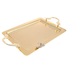 Hammered Rectangle Tray Small G-2626 - Habitt