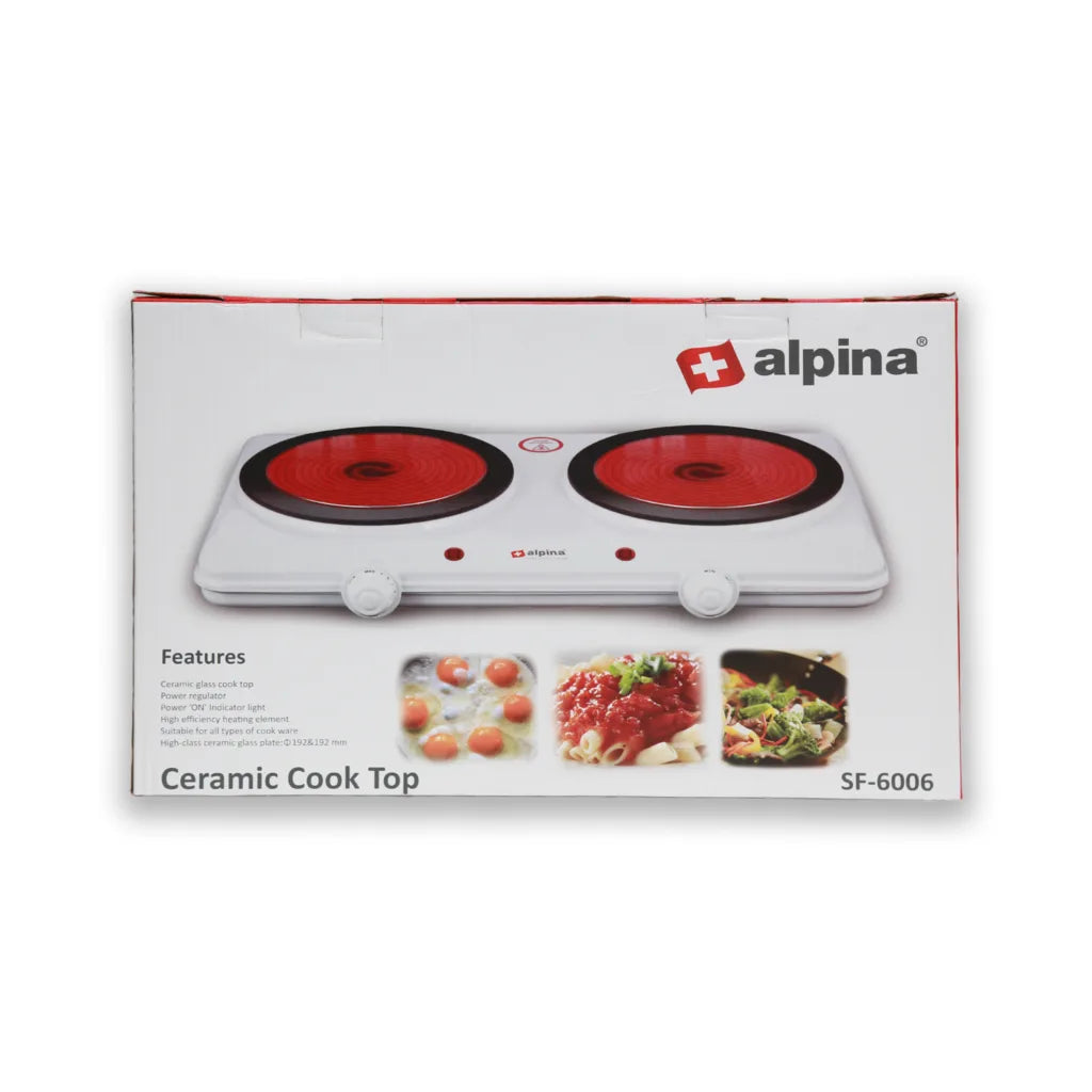 Double Ceramic Cook Top SF-6006-SB - Habitt