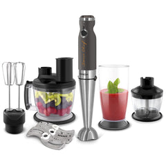 Sencor SHB 5501CH 9-In-1 Hand Blender 1000W with Titanium Quad Blade & 20-Speed Control - Habitt