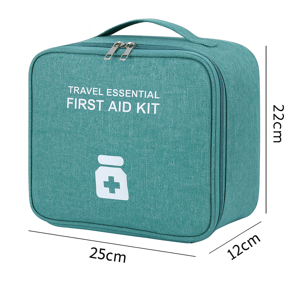 Portable First Aid Medicine Storage Bag – Travel Emergency Organizer - Habitt