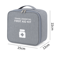 Portable First Aid Medicine Storage Bag – Travel Emergency Organizer - Habitt