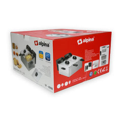 SS.Deep Fryer Twin Bowl F-4008 - Alpina - Habitt