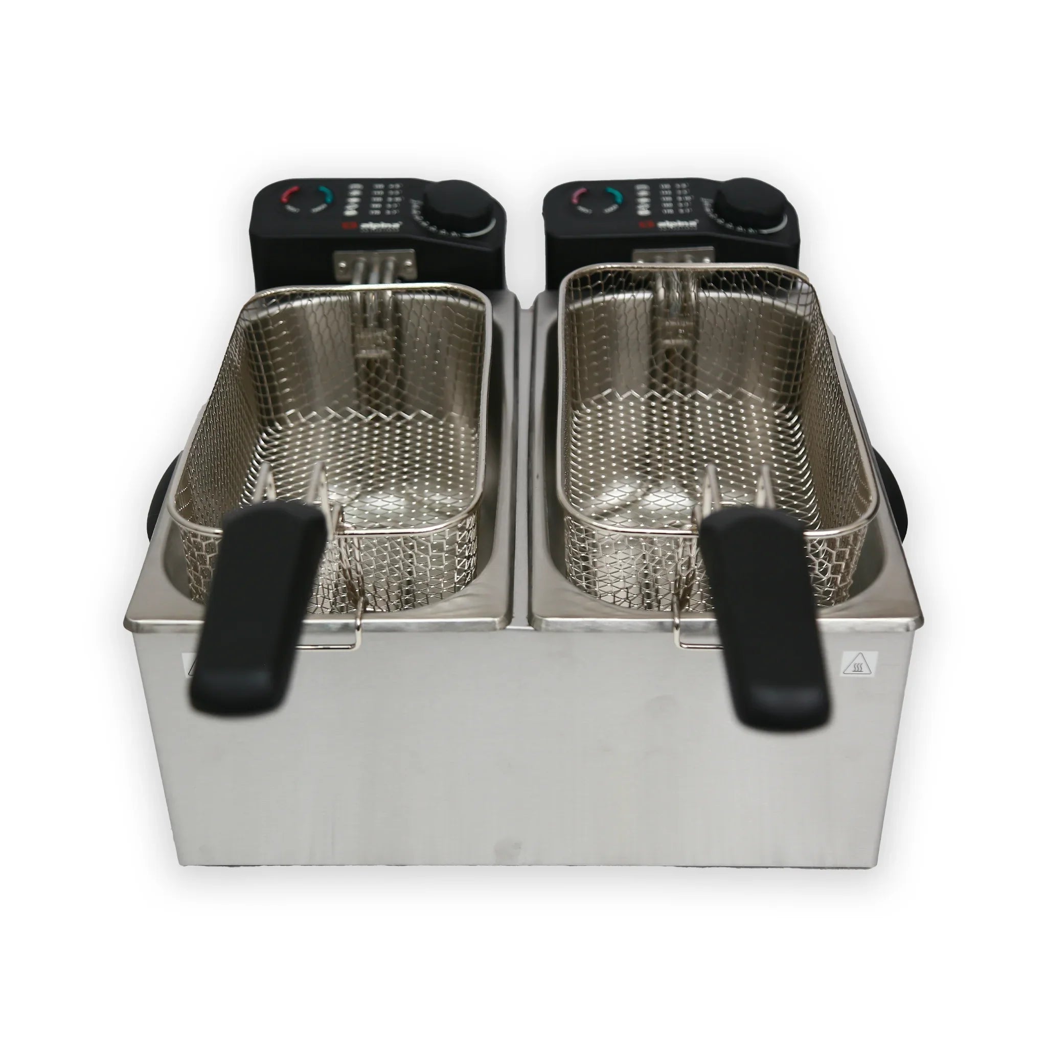 SS.Deep Fryer Twin Bowl F-4008 - Alpina - Habitt