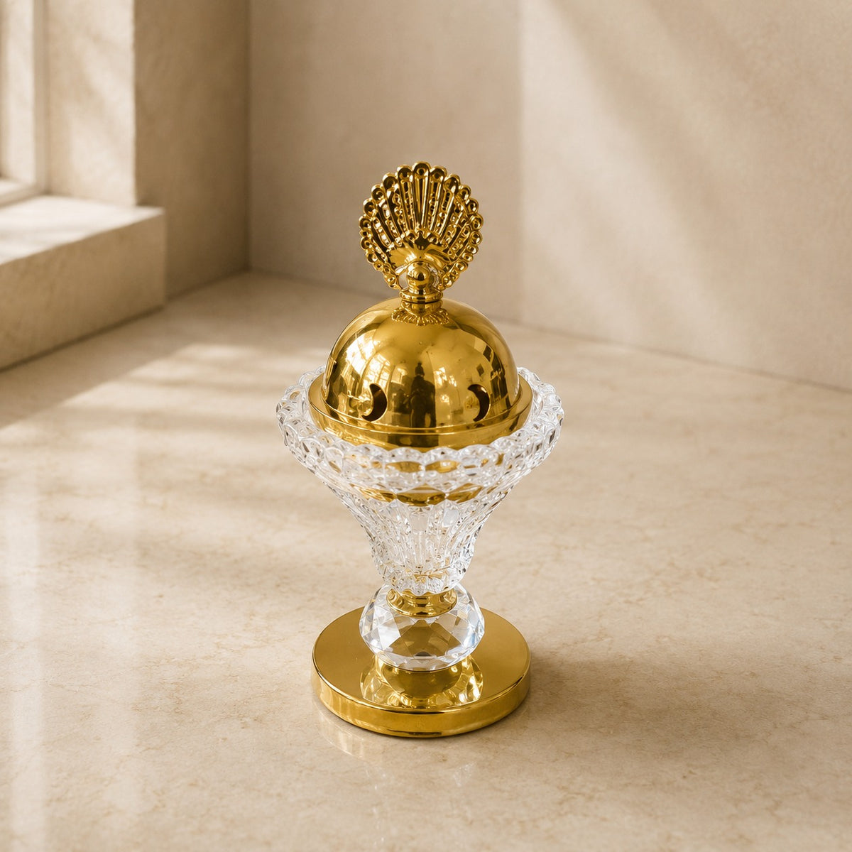 Luxury Incense Burner (LubaanDan) | Decorative Gold Incense Holder