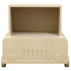 Wooden Cart Side Table - Habitt