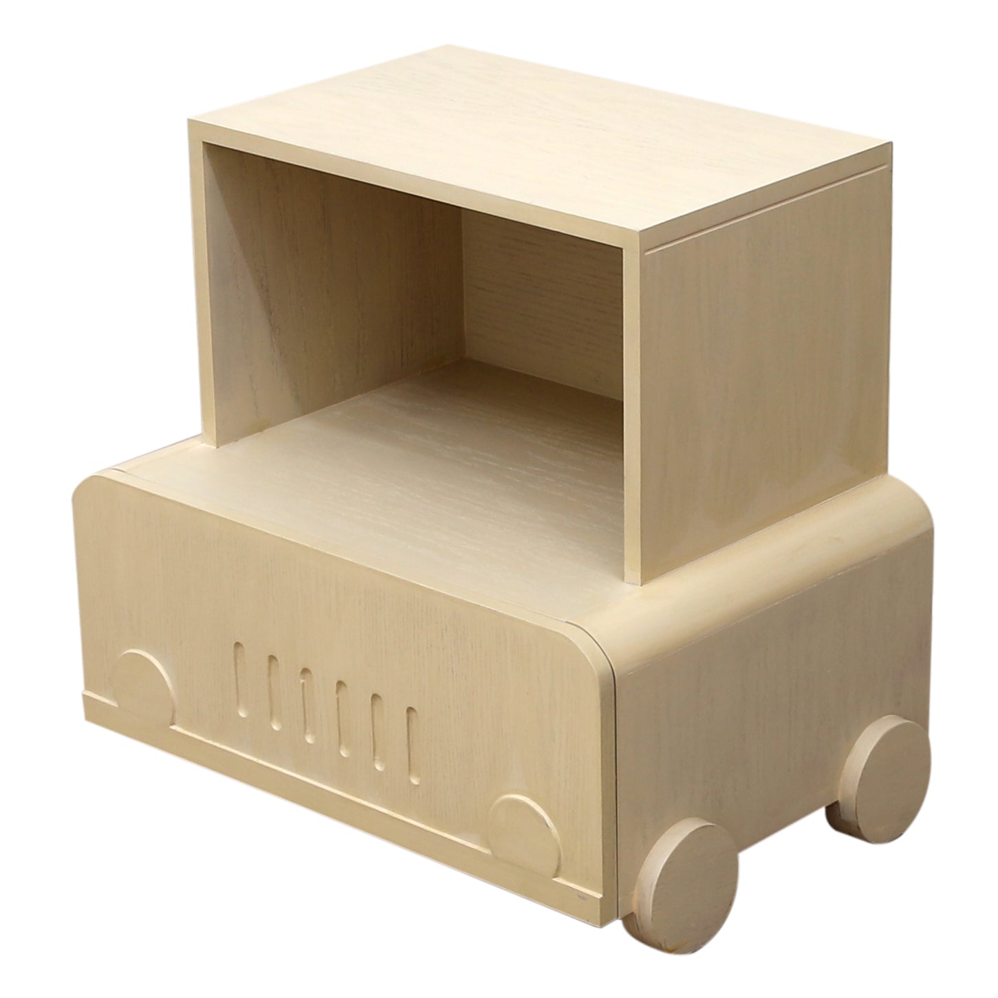 Wooden Cart Side Table - Habitt