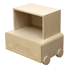 Wooden Cart Side Table - Habitt