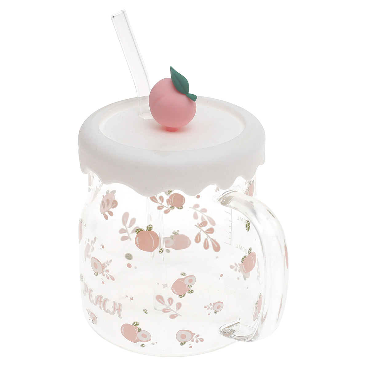 Fruit Mug – Transparent with Fun Fruit Design & Lid - Habitt