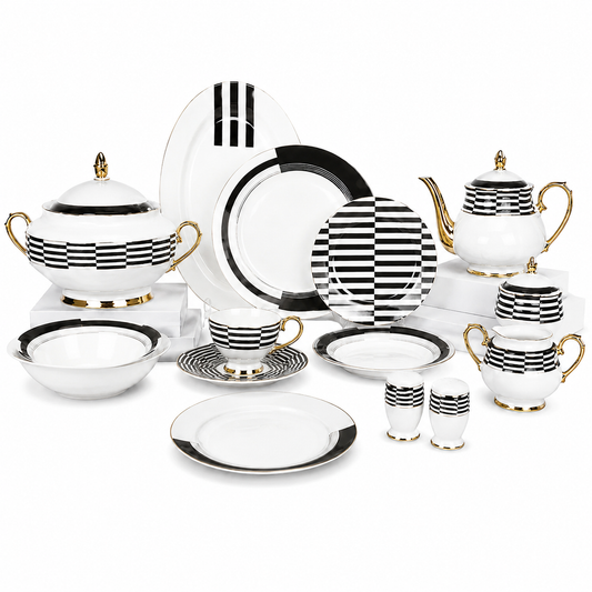 Prestige 89-Piece Dinner Set | Complete Dining & Serving Collection