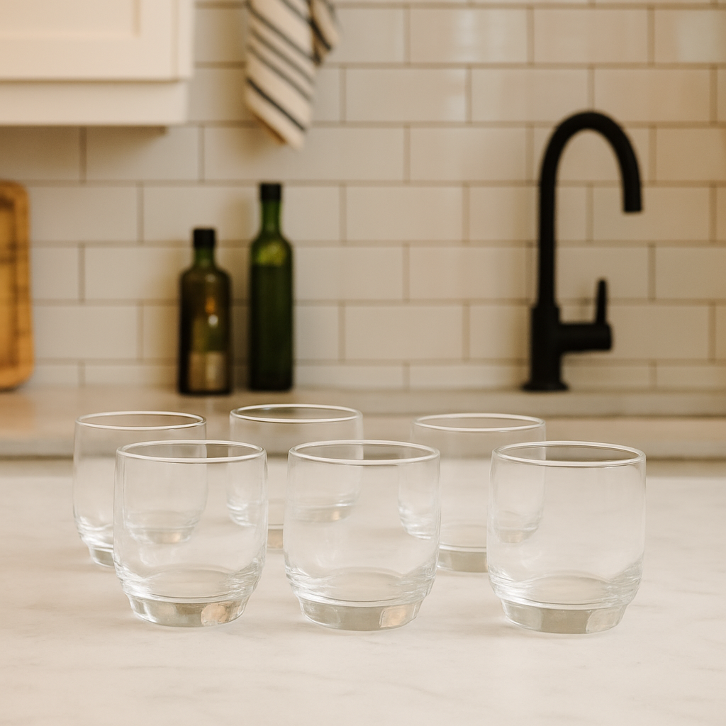 Tumbler Glass – 285 ml (Set of 6) - Habitt