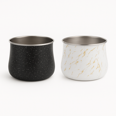 1PC Elegant Iron Marble Storage Jar with Airtight Lid for Kitchen & Pantry Organization - Habitt