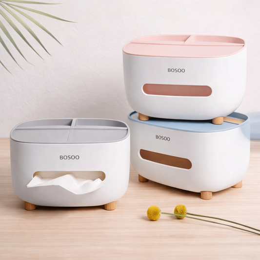 ECOCO Tissue Box – Modern Countertop Tissue Dispenser - Habitt