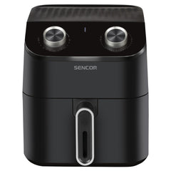 Air Fryer SFR4500BK 4.5L Manual Air Fryer 1350W with Adjustable Temperature – Compact Oil-Free Cooker - Habitt