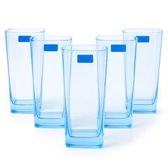 Colored Tumbler Glass – 315ml (Set of 6) - Habitt