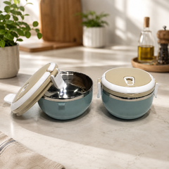 Lunch Box – Single Bowl (Inner Steel, Outer Plastic)