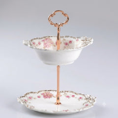 2-Tier Floral Candy Stand