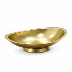 Golden Food Bowl – 17 cm | 23 cm - Habitt