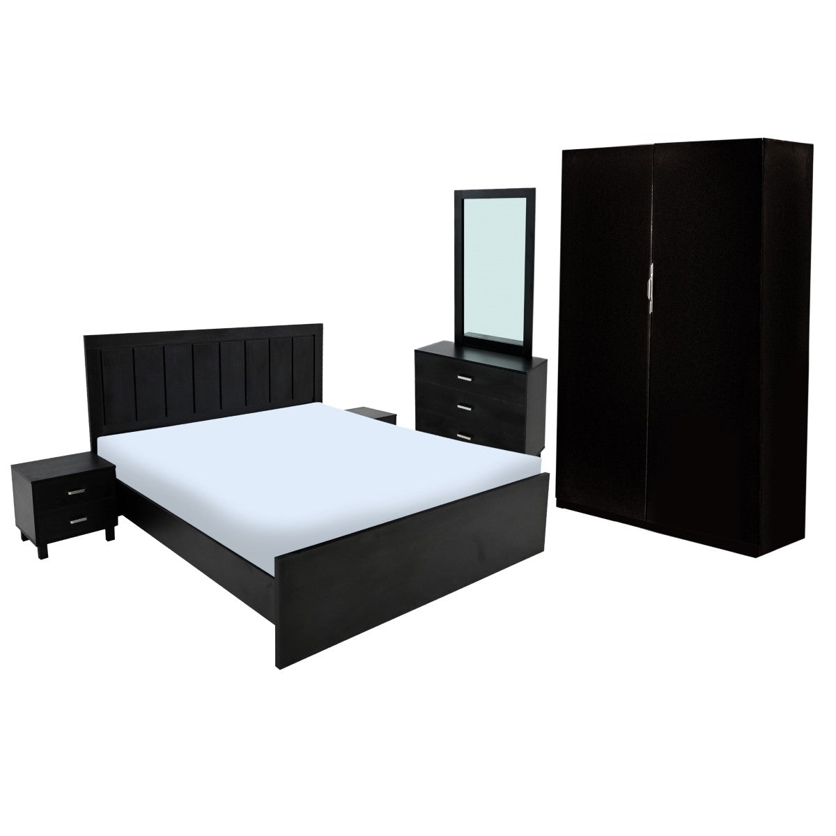 Blair Bundle - Bed Dresser & 2 Door wardrobe - Habitt