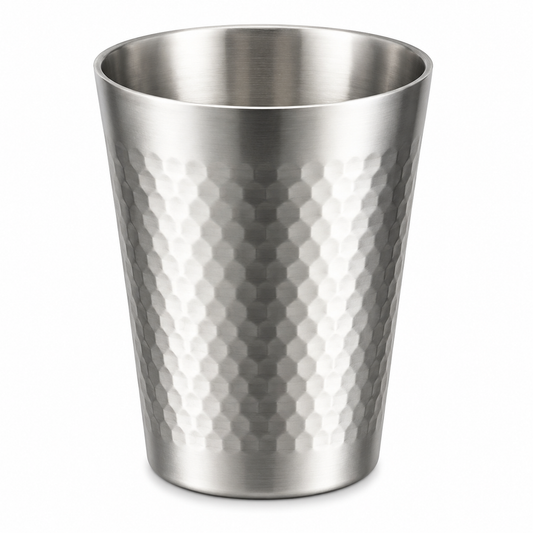 Golden/Silver Hammered Glass