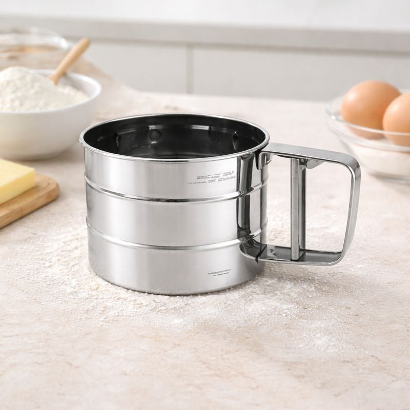 Flour Strainer – Stainless Steel - Habitt