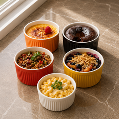 Assorted Ceramic Ramekin Set (3.5 ")