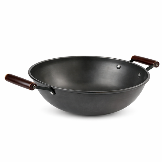 Double Handle Karahi with Honeycomb Pattern – 22 cm | 26 cm - Habitt